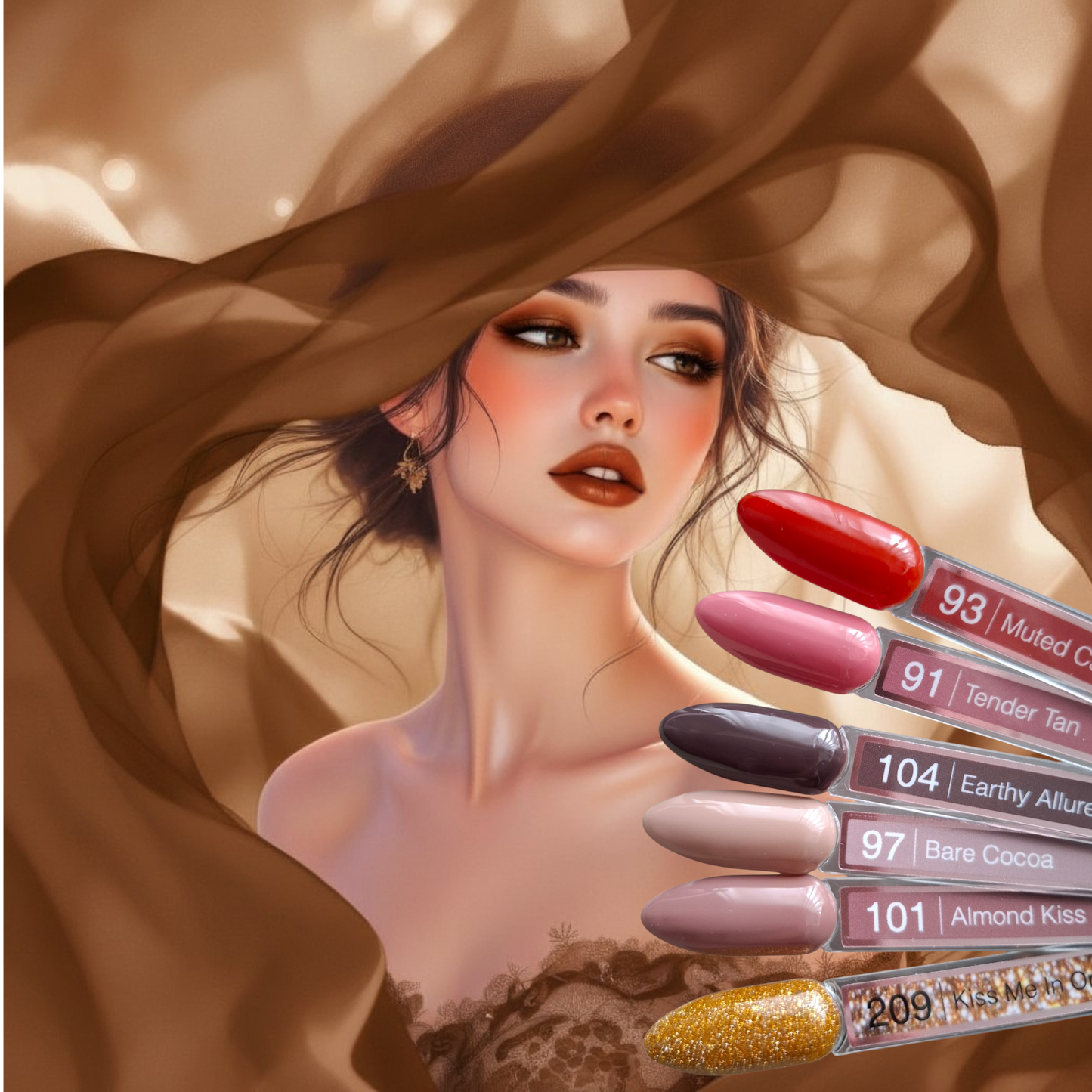 Quida Timeless Terracotta Gelpolish Collection 001