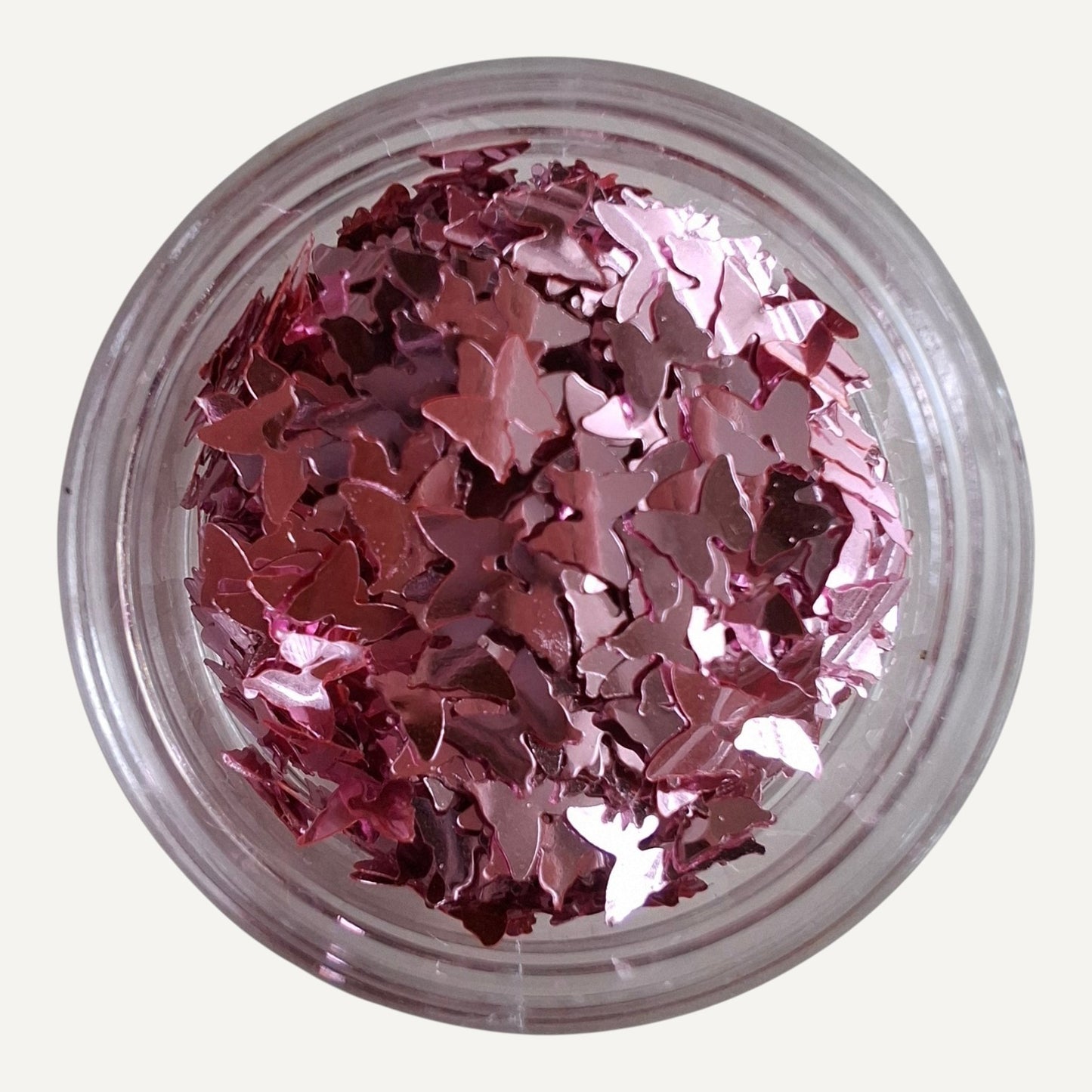 Nail Art Vlinder Paillettes 22 Roze