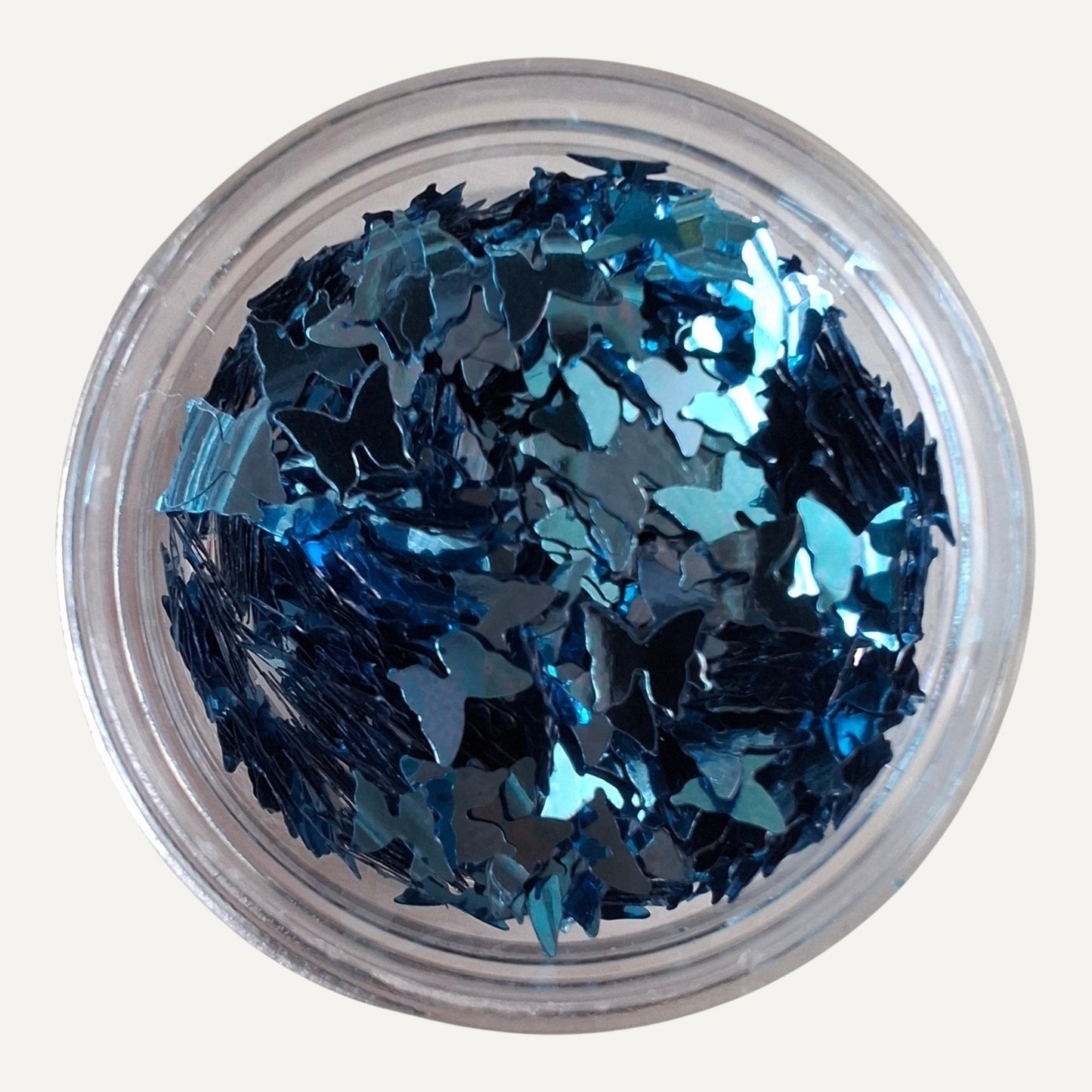 Nail Art Vlinder Paillettes 27 Blauw