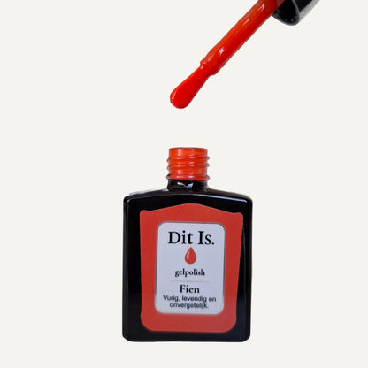 Dit Is. Gelpolish Fien – Vurig Rood | 15 ml