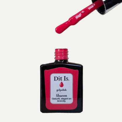 Dit Is. Gelpolish Sharon – Intens Framboosrood | 15 ml