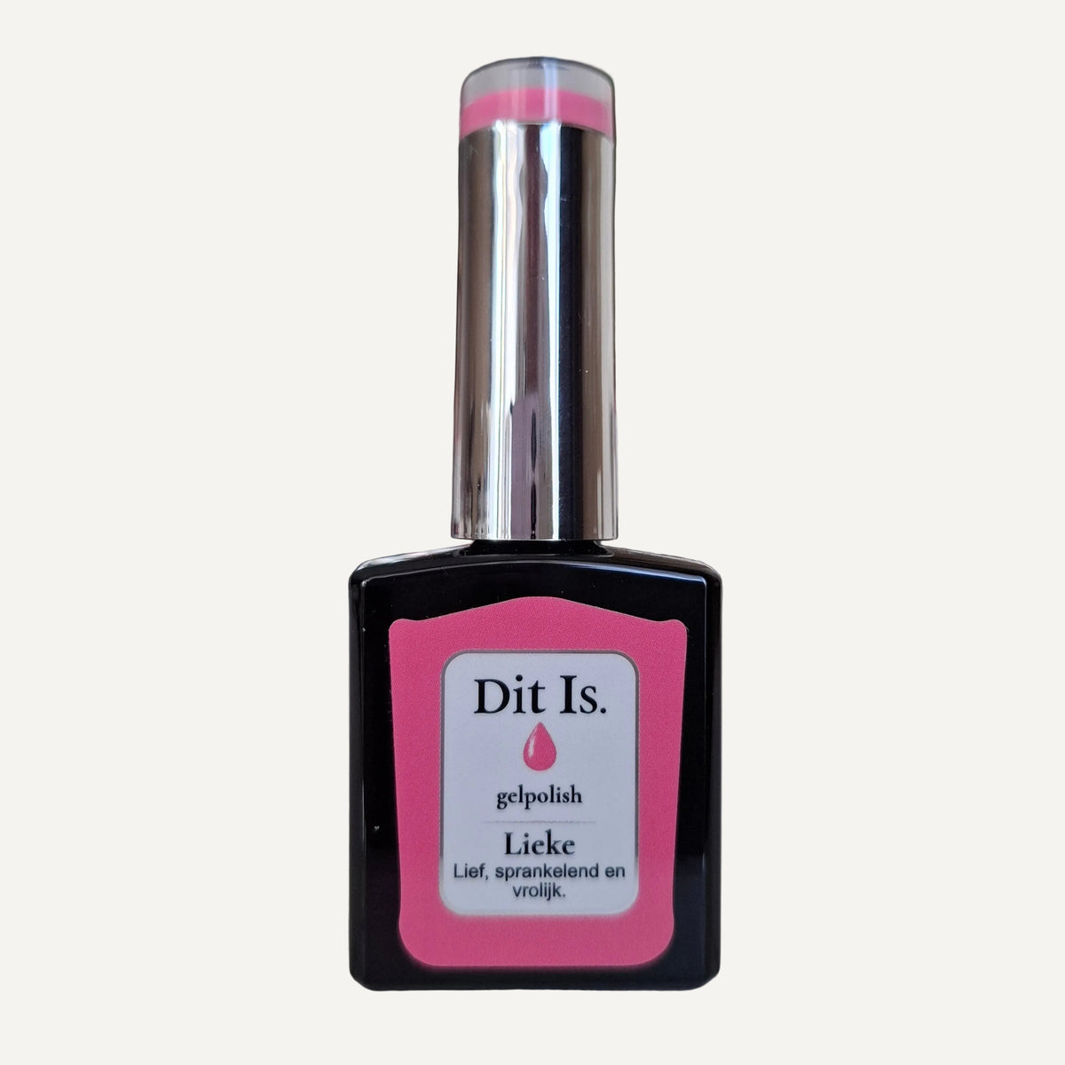 Dit Is. Gelpolish Lieke – Helder Bubblegumroze | 15 ml