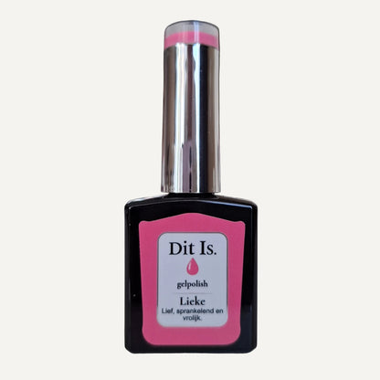 Dit Is. Gelpolish Lieke – Helder Bubblegumroze | 15 ml