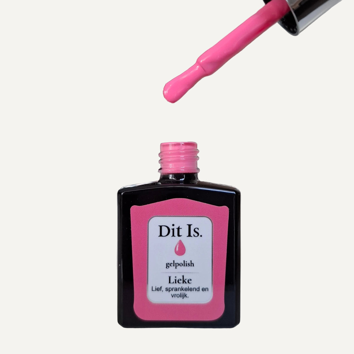 Dit Is. Gelpolish Lieke – Helder Bubblegumroze | 15 ml