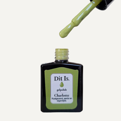 Dit Is. Gelpolish Charlotte – Vergrijsd Olijfgroen | 15 ml