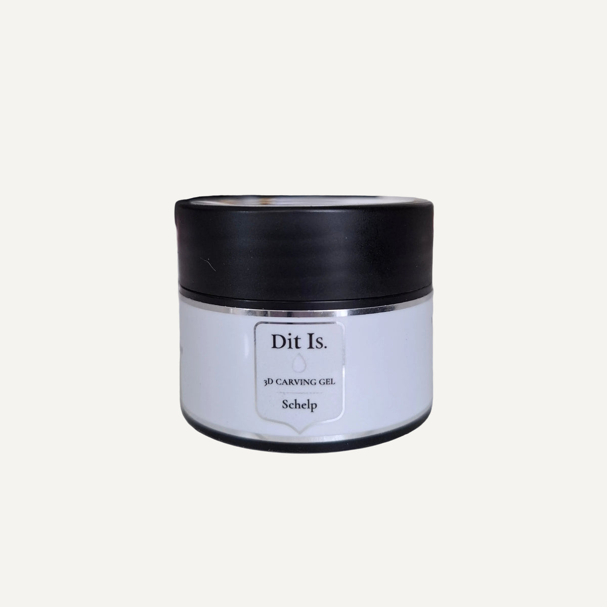 Dit Is. 3D Carving Gel Schelp – Wit Parelmoer | Voor 3D Nail Art