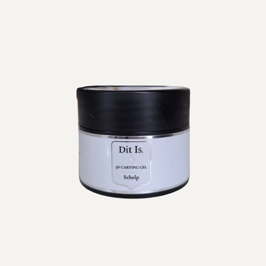 Dit Is. 3D Carving Gel Schelp – Wit Parelmoer | Voor 3D Nail Art