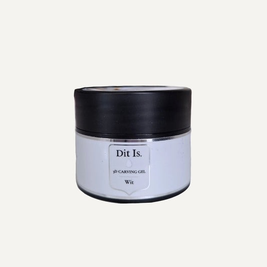 Dit Is. 3D Carving Gel – Wit | Voor 3D Nail Art