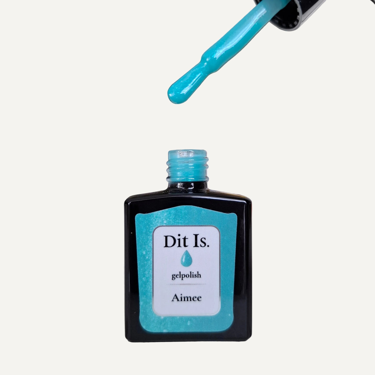 Dit Is. Glitter Gelpolish Aimee Turquoise 15 ml