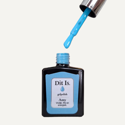 Dit Is. Gelpolish Amy – Helder Oceaanblauw | 15 ml