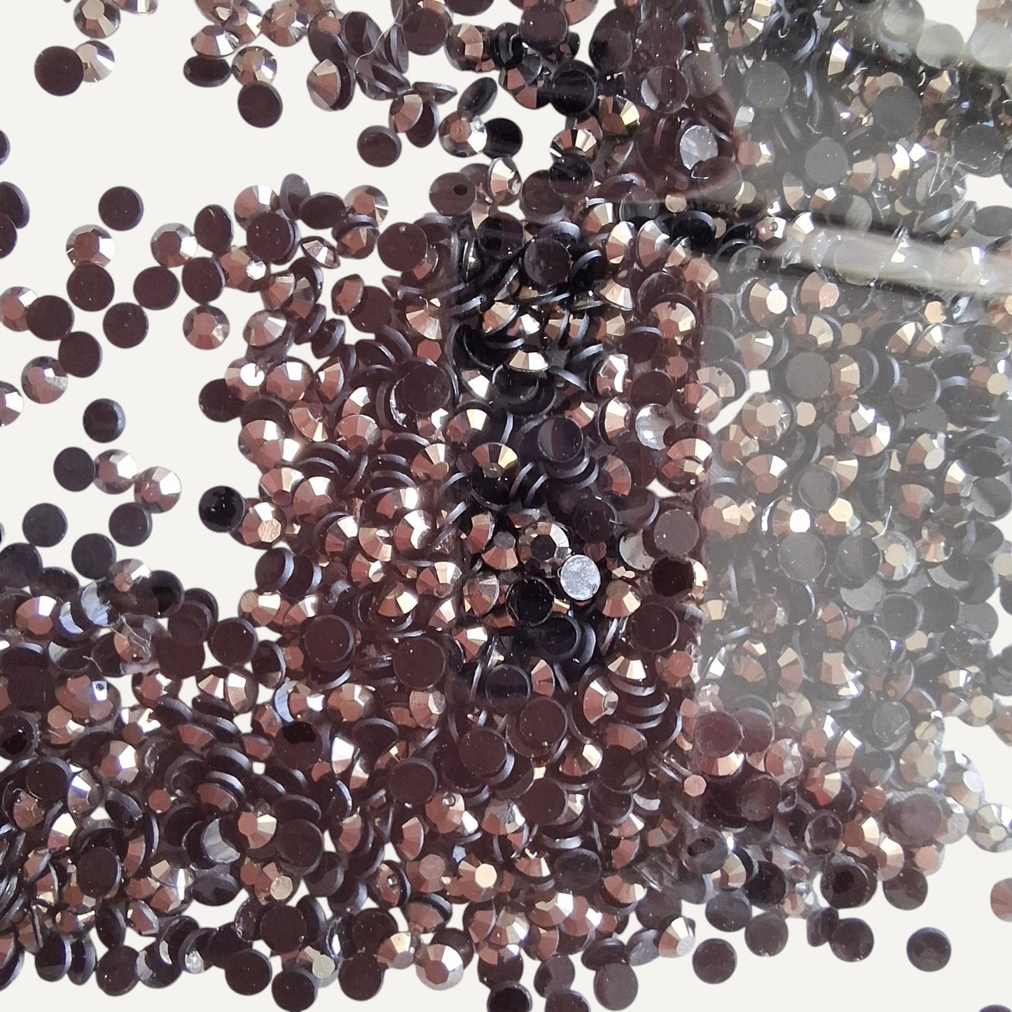 Acryl Strass Steentjes Antraciet 2mm