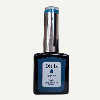 Dit Is. Gelpolish Ayla – Diep Petrolblauw | 15 ml