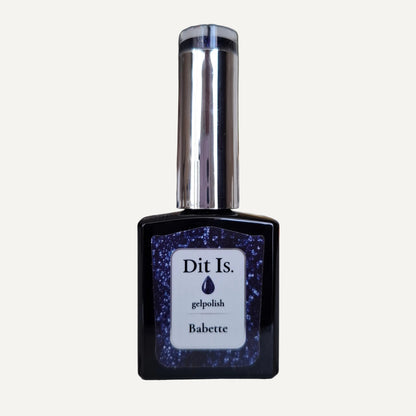 Dit Is. Glitter Gelpolish Babette Nachtblauw 15 ml