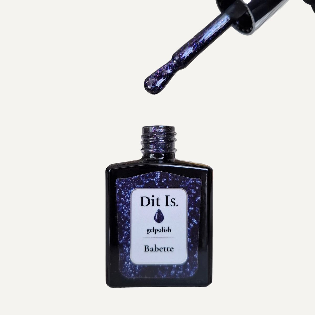 Dit Is. Glitter Gelpolish Babette Nachtblauw 15 ml