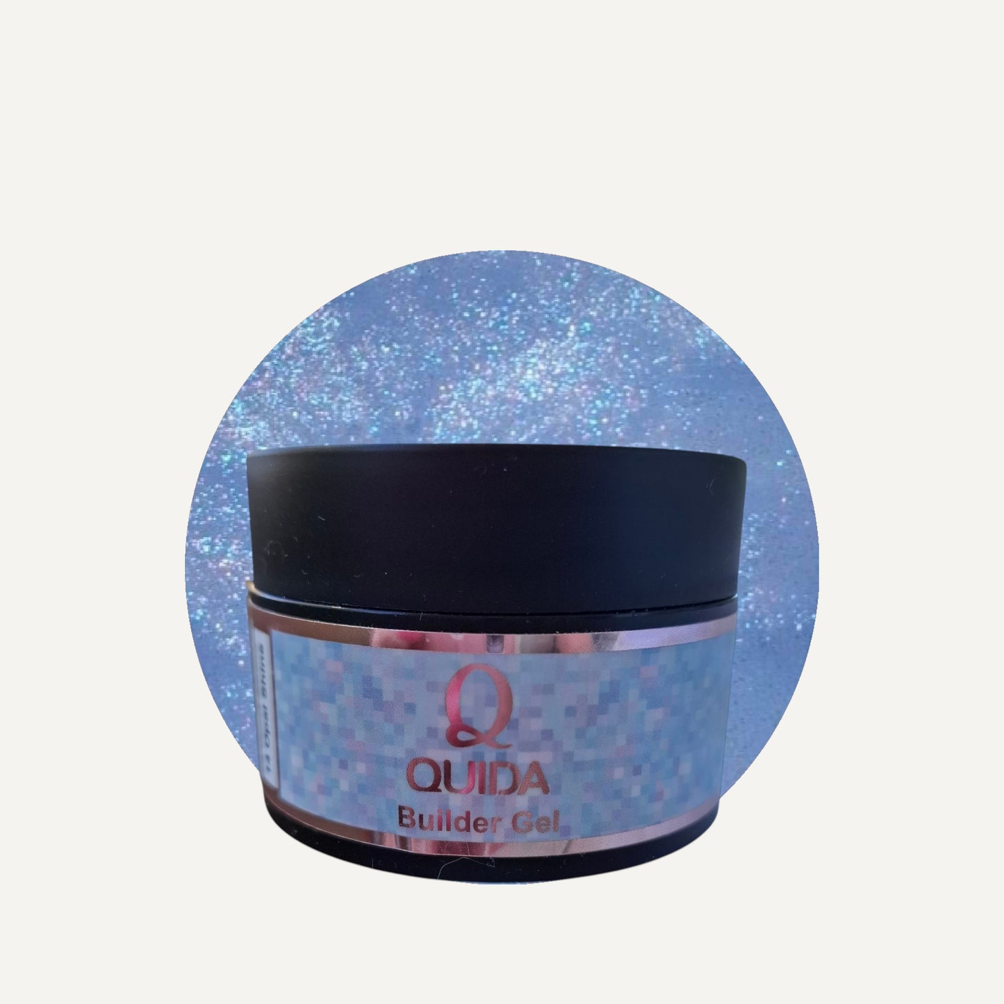 Quida Builder Gel 014 - Opal Shine Blauw - 30 gr