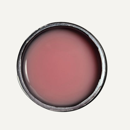 Quida Brush on Builder 3 Soft Nude 15gr - pot open bovenaanzicht met warme roze-nude brush on builder gel textuur