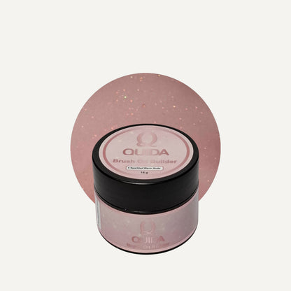 Quida Brush on Builder 006 - Sparkled Warm Nude - 15 gr