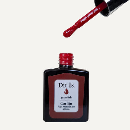 Dit Is. Gelpolish Carlijn – Diep Klassiek Rood | 15 ml