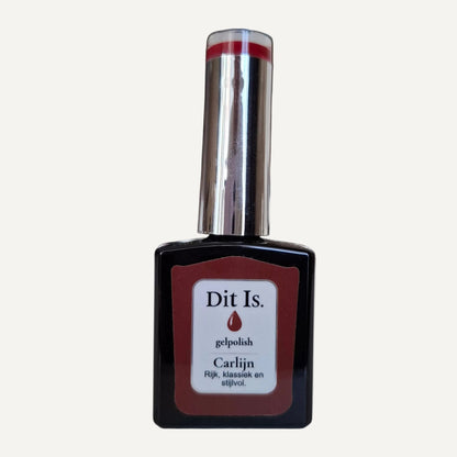 Dit Is. Gelpolish Carlijn – Diep Klassiek Rood | 15 ml