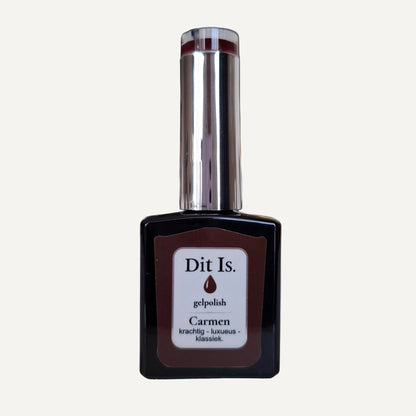 Dit Is. Gelpolish Carmen – Donker Bordeauxrood | 15 ml