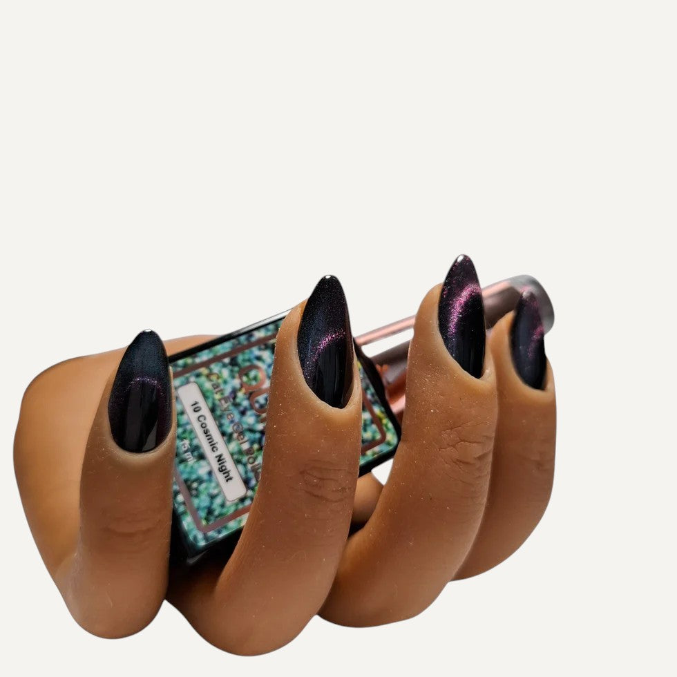 Quida Cat Eye Gel Polish 10 - Cosmic Night Paars - 15 ml