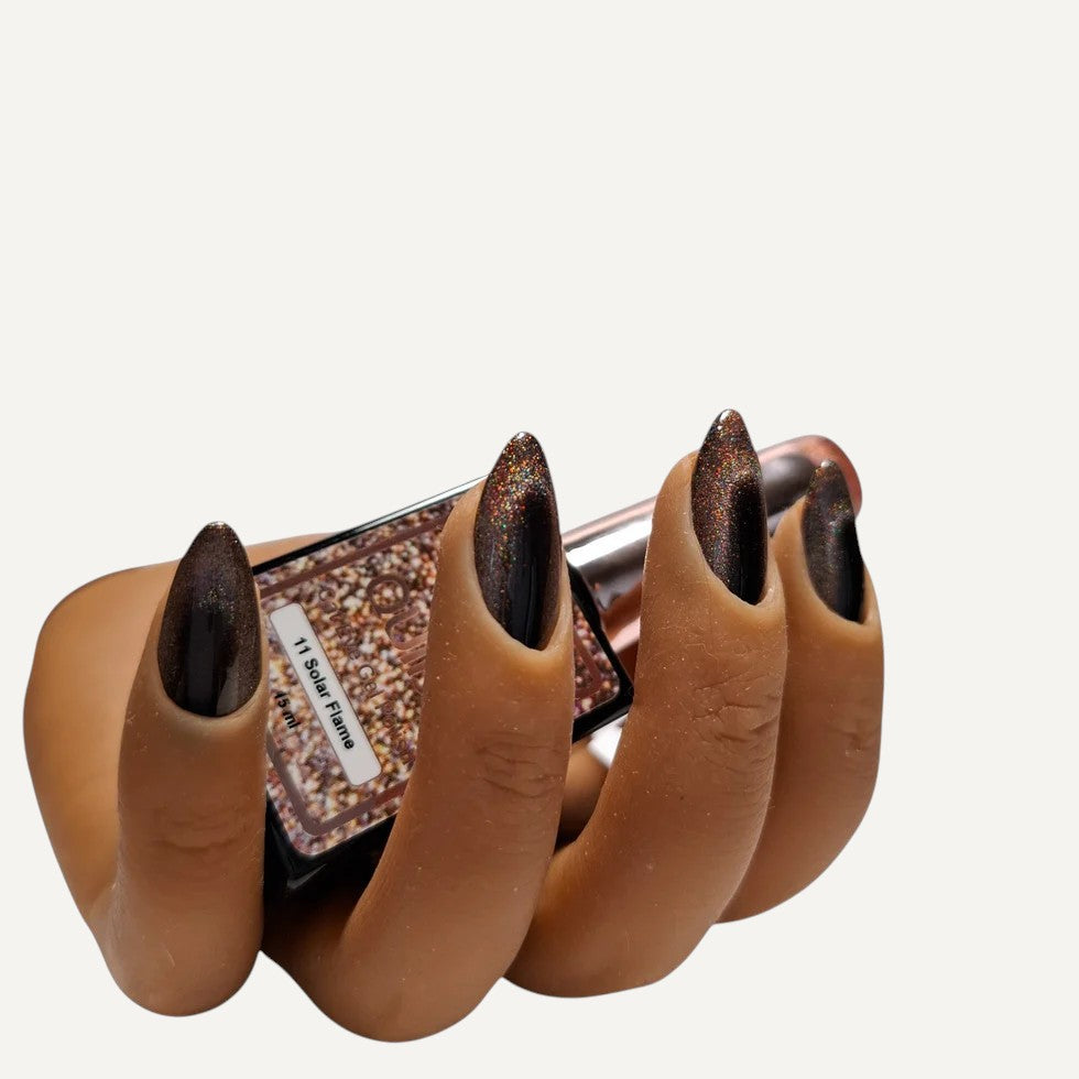 Quida Cat Eye Gel Polish 11 - Solar Flame Brons Blauw - 15 ml