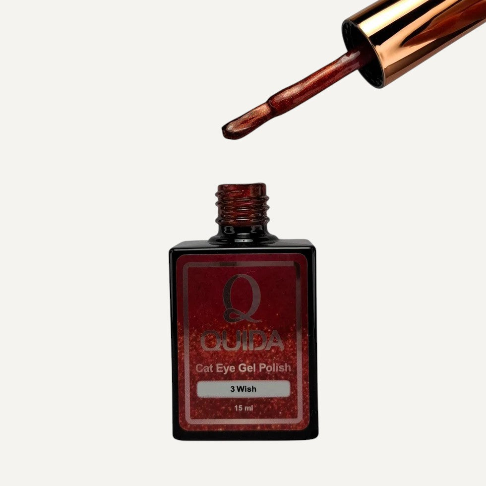 Quida Cat Eye Gel Polish 3 - Wish Rood - 15 ml