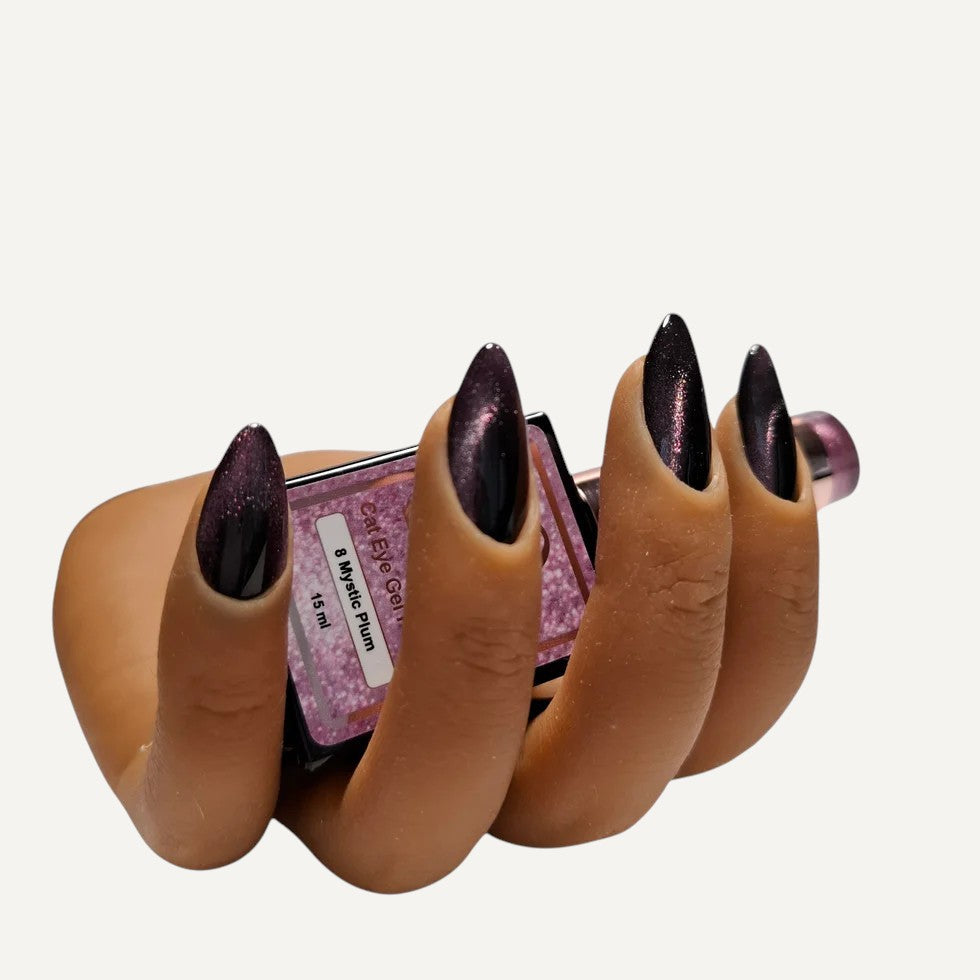 Quida Cat Eye Gel Polish 8 - Mystic Plum Paars - 15 ml