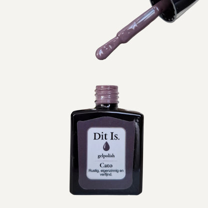 Dit Is. Gelpolish Cato – Diep Auberginegrijs | 15 ml