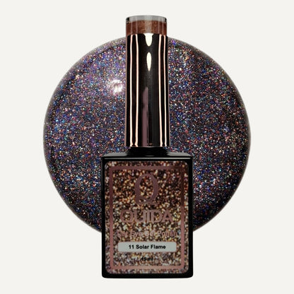 Quida Cat Eye Gel Polish 11 - Solar Flame Brons Blauw - 15 ml