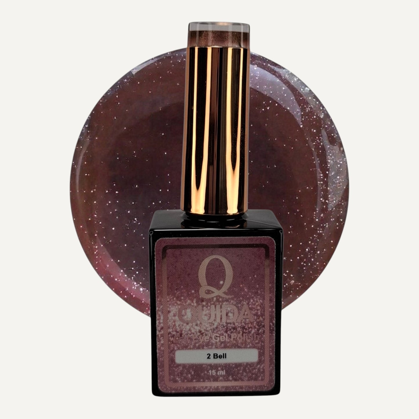 Quida Cat Eye Gel Polish 2 - Bell Roze - 15 ml