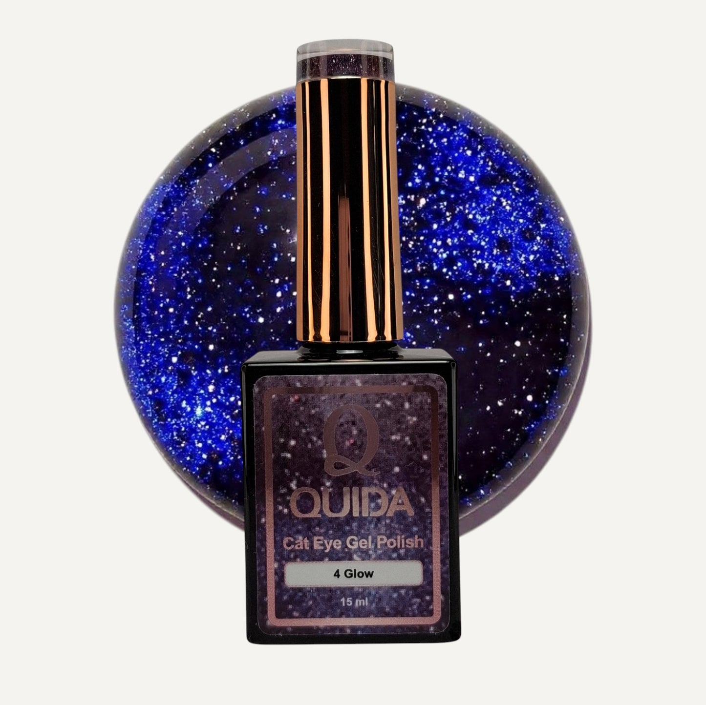 Quida Cat Eye Gel Polish 4 - Glow Paars Blauw - 15 ml