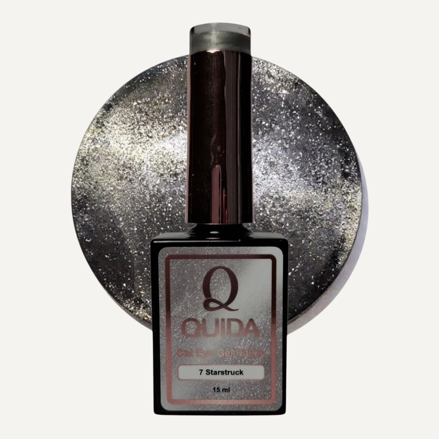 Quida Cat Eye Gel Polish 7 - Starstruck Zilver - 15 ml