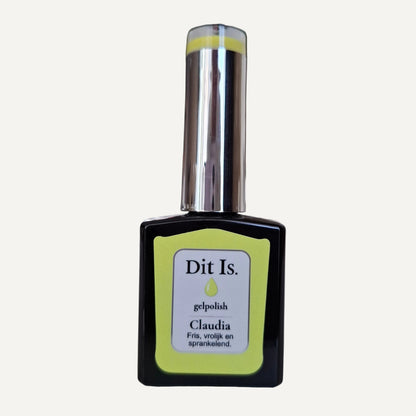 Dit Is. Gelpolish Claudia – Fris Olijfgeel | 15 ml