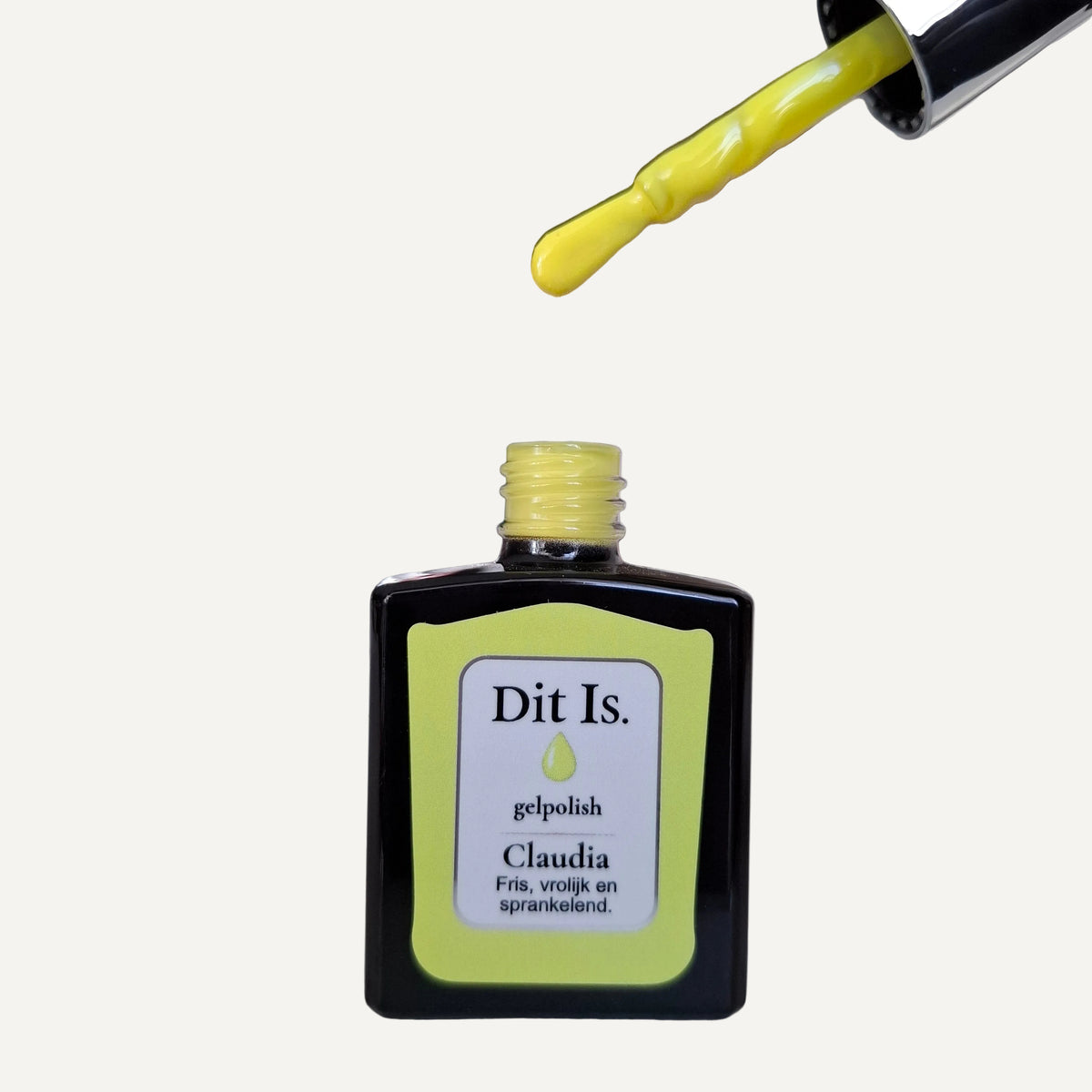 Dit Is. Gelpolish Claudia – Fris Olijfgeel | 15 ml