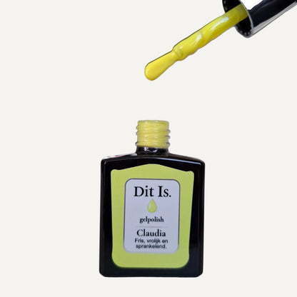 Dit Is. Gelpolish Claudia – Fris Olijfgeel | 15 ml