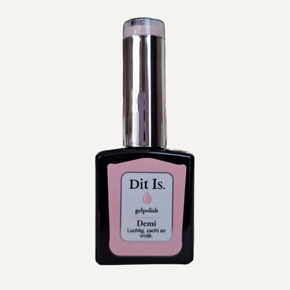 Dit Is. Gelpolish Demi – Zacht Pastelroze | 15 ml