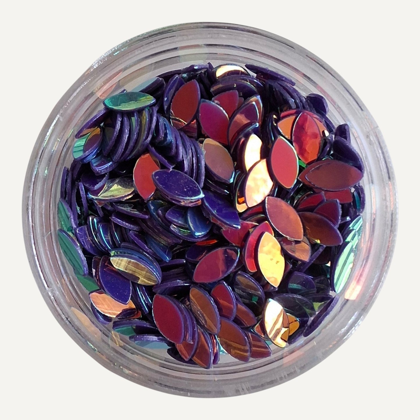 Nail Art Drop Paillettes 12 Paars AB