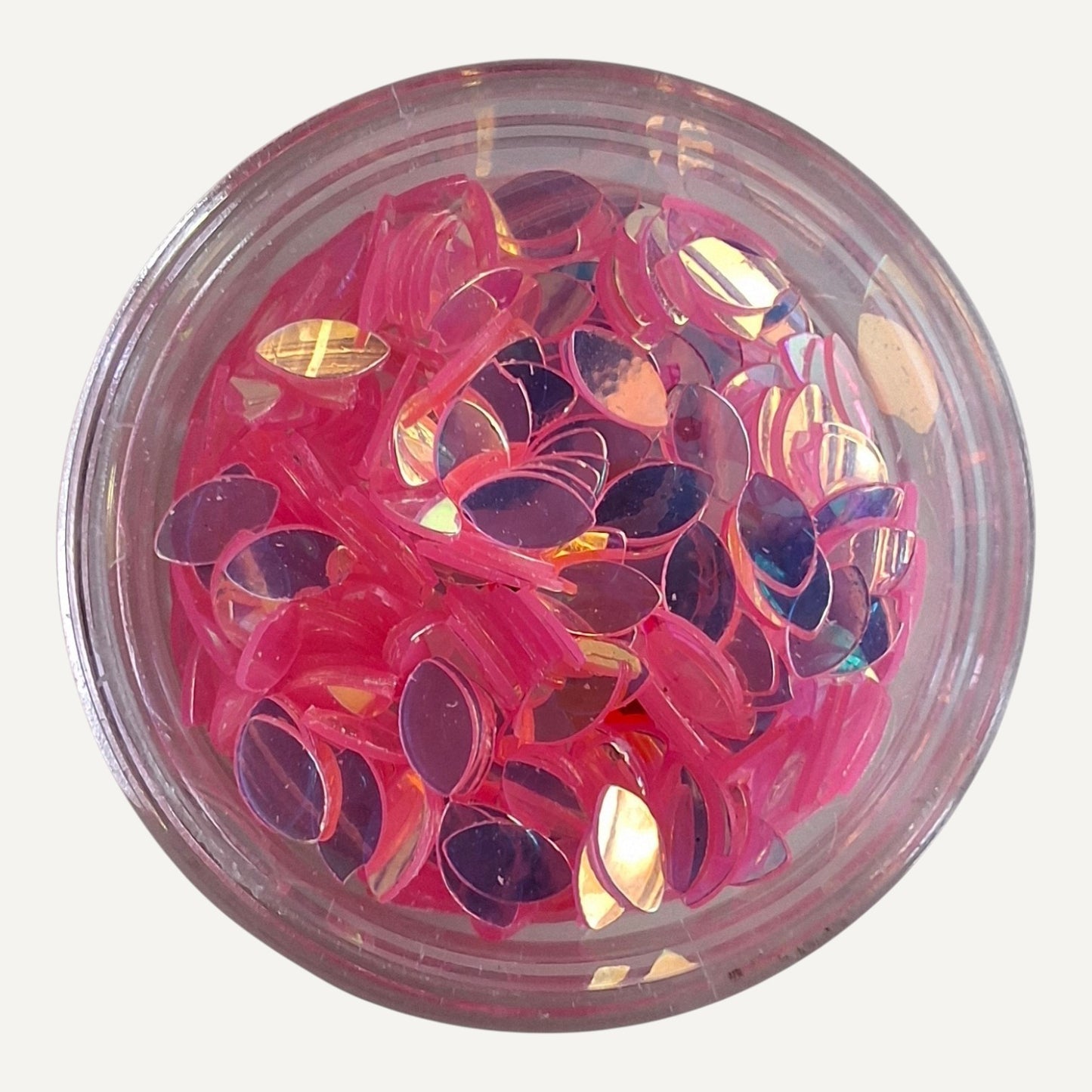 Nail Art Drop Paillettes 4 Fuchsia AB