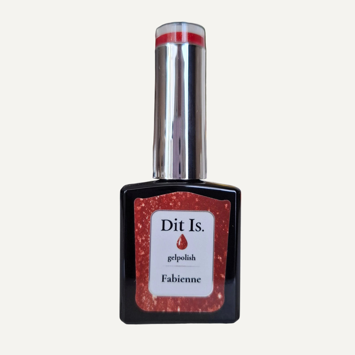 Dit Is. Glitter Gelpolish Fabienne Vlamrood 15 ml