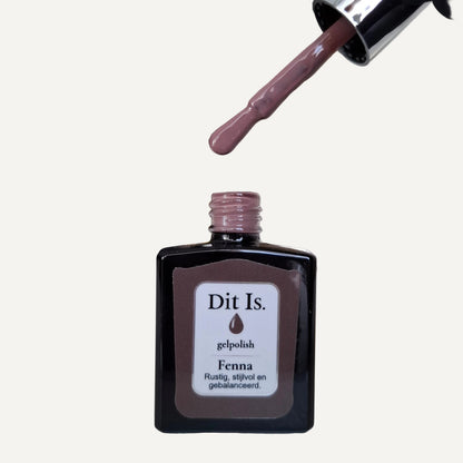 Dit Is. Gelpolish Fenna – Diep Chocoladebruin | 15 ml