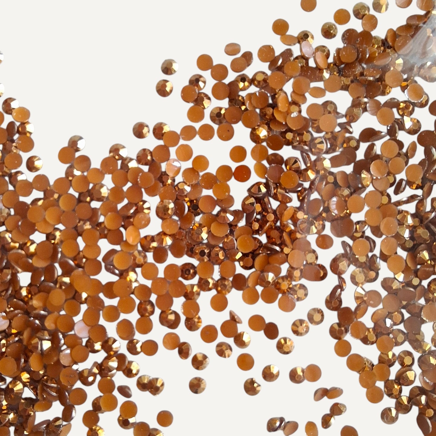 Acryl Strass Steentjes Goud 2mm