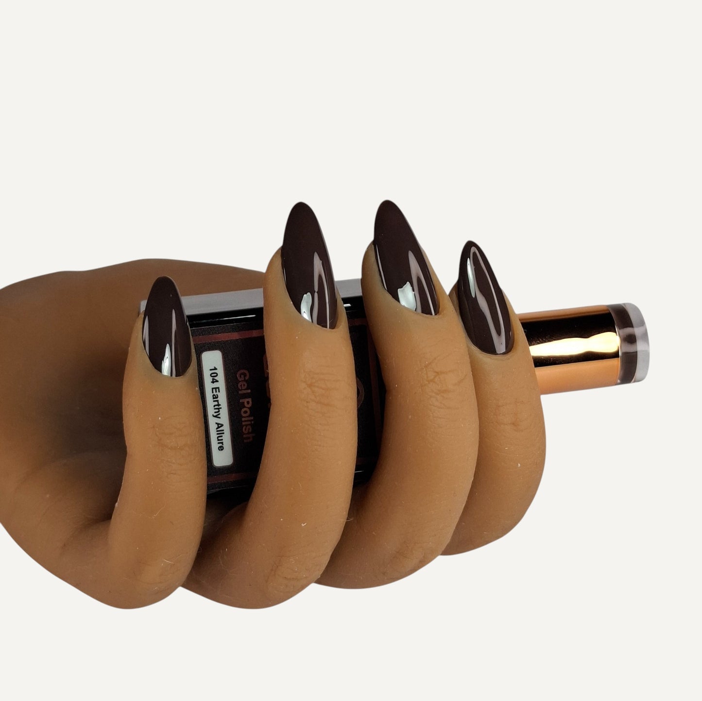 Quida Gel Polish 104 - Earthy Allure Bruin - 15 ml