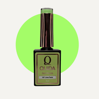 Quida Gel Polish 107 - Lime Twist Groen - 15 ml