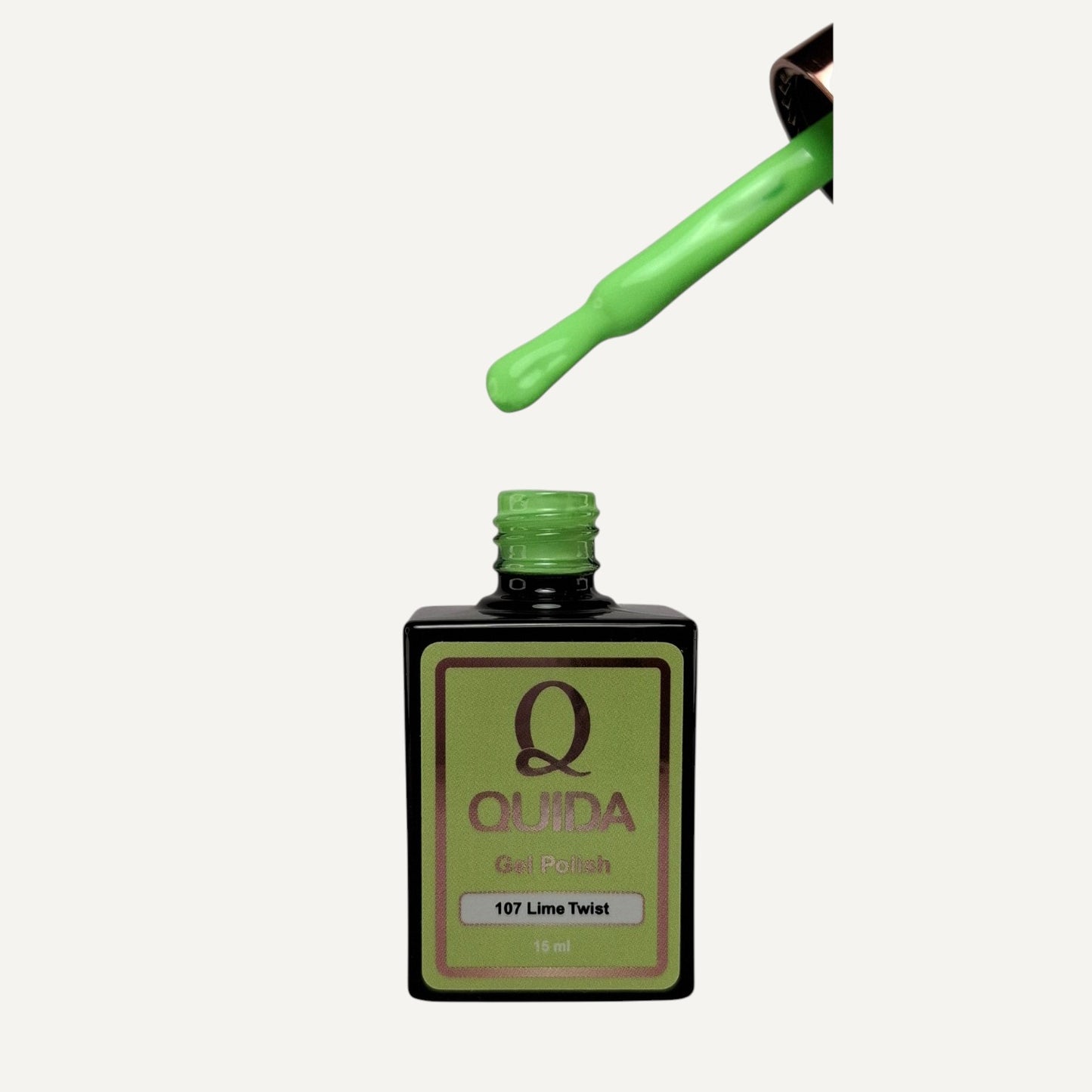 Quida Gel Polish 107 - Lime Twist Groen - 15 ml