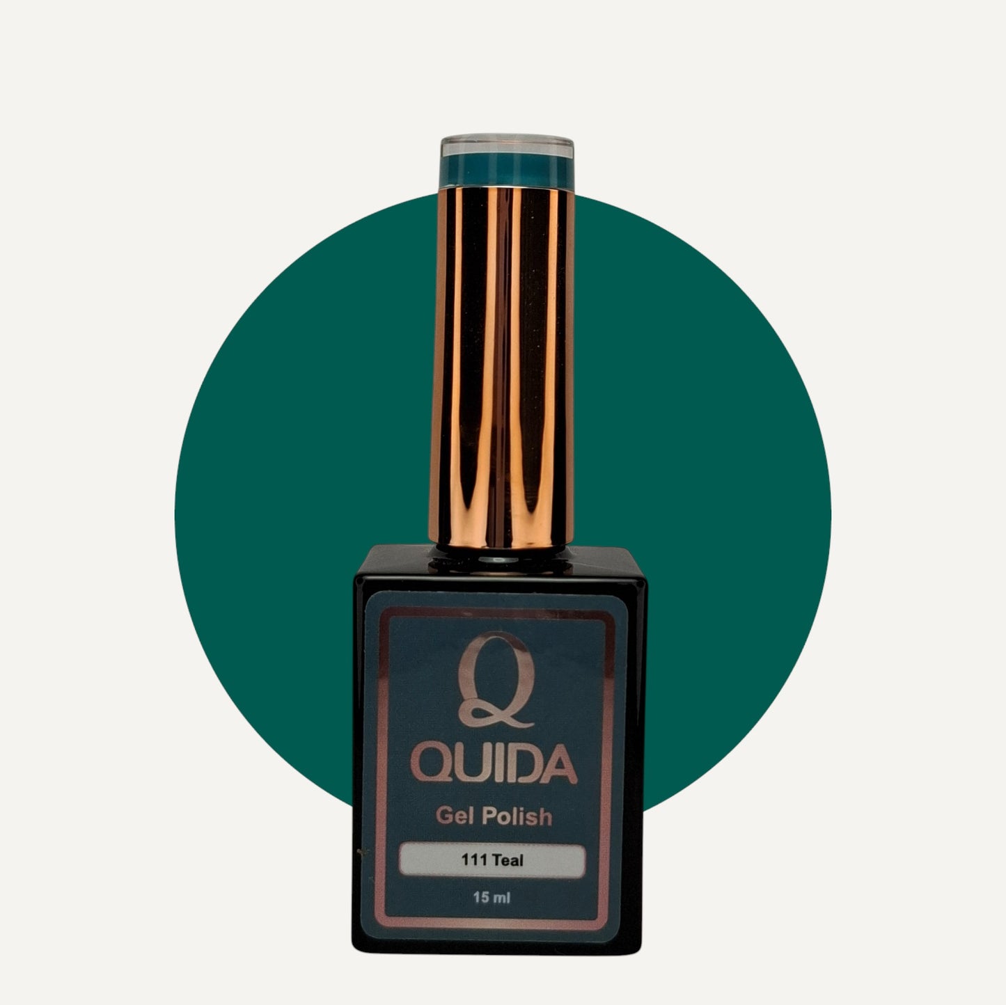 Quida Gel Polish 111 - Teal Groen - 15 ml