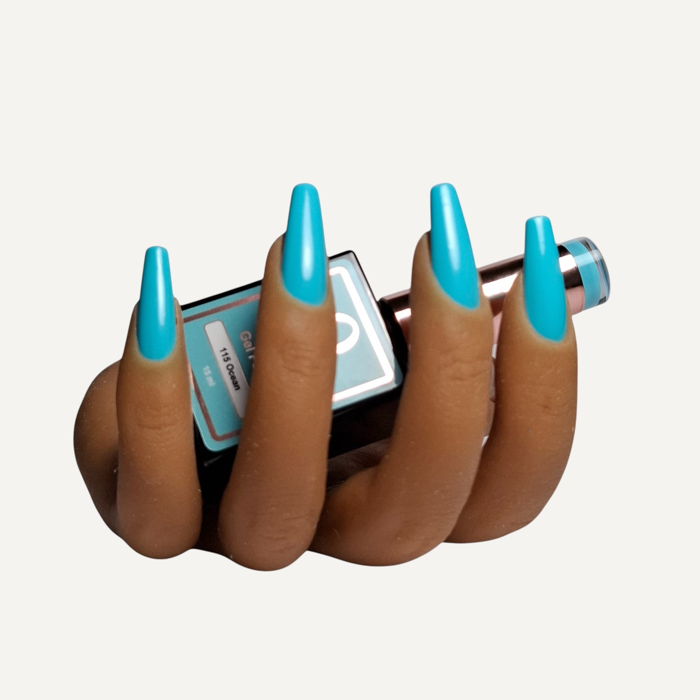 Quida Gel Polish 115 - Ocean Turquoise - 15 ml
