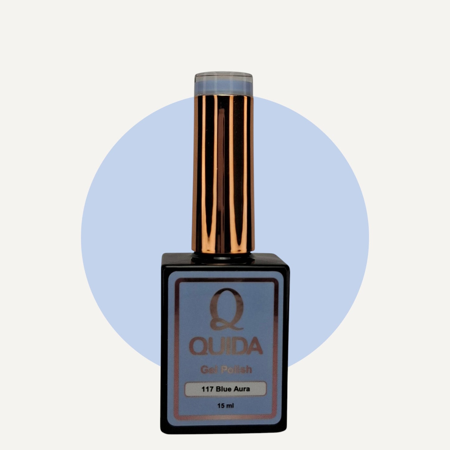Quida Gel Polish 117 - Blue Aura Blauw - 15 ml