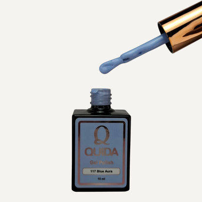 Quida Gel Polish 117 - Blue Aura Blauw - 15 ml