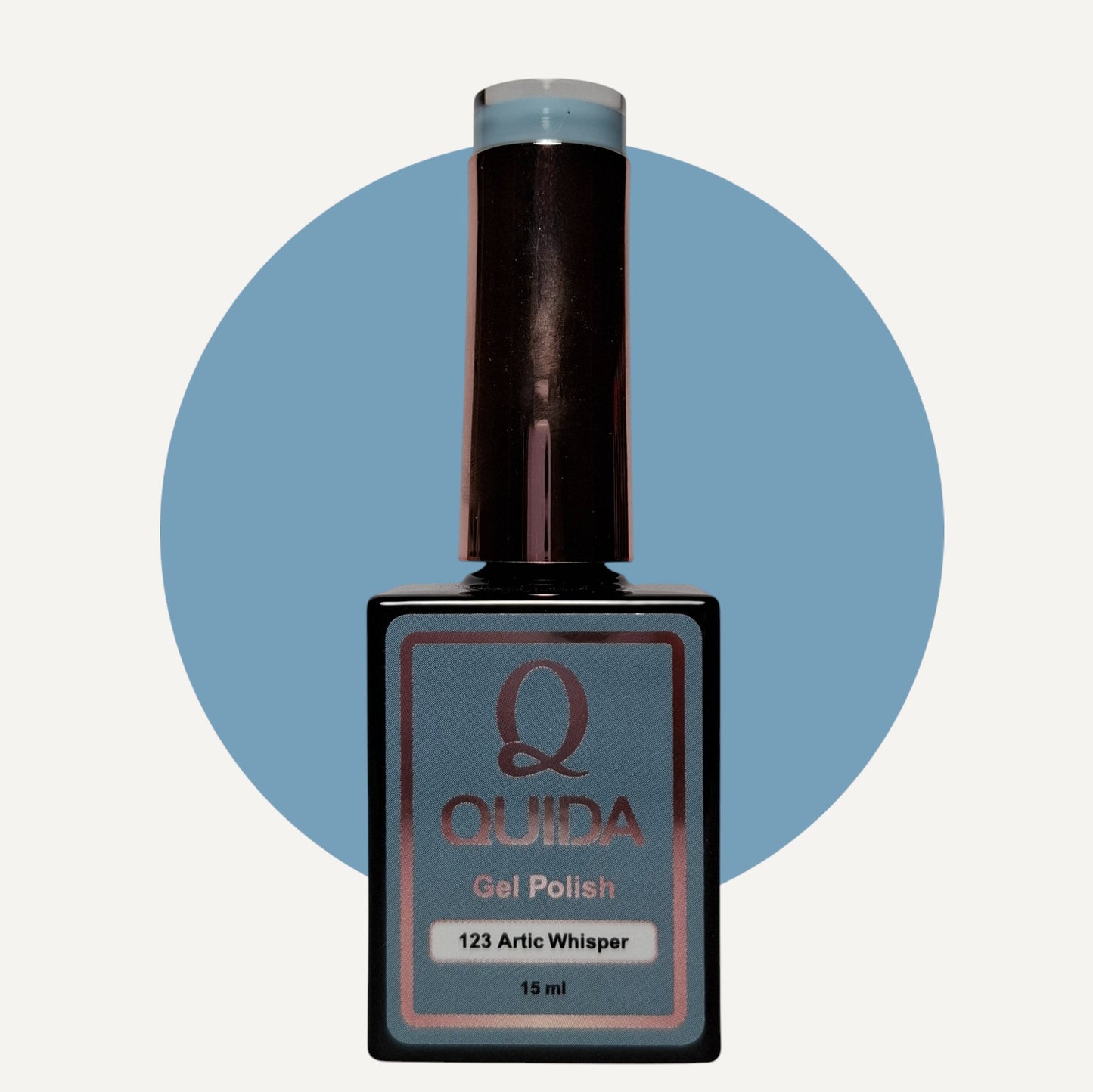 Quida Gel Polish 123 - Arctic Whisper Blauw - 15 ml
